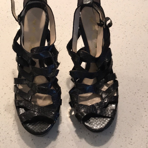 L.A.M.B. Strappy Sexy Heels - Picture 1 of 5